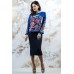 Embroidered Costume "Fairy World" Electric Navy